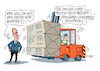 Cartoon: Gabelgestapeltes (small) by RABE tagged merz,kanzler,koalition,union,spd,klingbeil,cartoon,karikatur,pressezeichnung,farbcartoon,tagescartoon,db,bahn,frühling,frühjahr,frühjahrsputz,ice,zug,blumenkasten,blumenkästen,esc,songcontest,gabelstapler,hörgeräte,zuhörer,erklärer,wahlniederlage,sachsen,anhalt,landtagswahl,afd,rechte,siegmund,unbeliebtheit,umfragetief