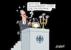 Cartoon: Geisterstunde (small) by RABE tagged merz,kanzler,koalition,union,spd,klingbeil,cartoon,karikatur,pressezeichnung,farbcartoon,tagescartoon,db,bahn,frühling,frühjahr,frühjahrsputz,ice,zug,blumenkasten,blumenkästen,bundestag,rede,rednerpult,einigkeit,geschlossenheit,groko,auseinandersetzung,okultismus,geist,glaskugel,geisterbeschwörung,bas,streit,reform,schulden