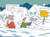 Cartoon: Grüne Woche (small) by RABE tagged winter,schnee,lawine,lawinengefahr,bayern,karastrophenalarm,weiß,schneeschieber,rabe,ralf,böhme,cartoon,tagescartoon,pressezeichnung,farbcartoon,grün,berlin,grüne,woche,verbrauchermesse