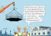 Cartoon: Käfigkämpfe (small) by RABE tagged merz,kanzler,koalition,union,spd,klingbeil,cartoon,karikatur,pressezeichnung,farbcartoon,tagescartoon,db,bahn,frühling,frühjahr,frühjahrsputz,ice,zug,blumenkasten,blumenkästen,esc,songcontest,käfig,käfigkämpfe,kran,kanzleramt,sommerpause,reformen,reformpaket,rente,arbeitszeit,trump