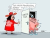 Cartoon: Kalte Progression (small) by RABE tagged merz,kanzler,koalition,union,spd,klingbeil,cartoon,karikatur,pressezeichnung,farbcartoon,tagescartoon,db,bahn,frühling,frühjahr,frühjahrsputz,ice,zug,blumenkasten,blumenkästen,esc,songcontest,einkommen,einkommenssteuer,einkommenssteuerreform,kritik,beschluss,progression,steuererhöhung,hintertür,betrug,sparschwein,wildsau