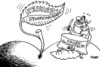 Cartoon: Madiges (small) by RABE tagged rekordplus,steuereinnahmen,steuerplus,rekordsteuereinahmen,schäuble,finanzminister,cdu,euro,eurokrise,eurozone,griechenland,griechenlandhilfe,einnahmeplus,bundesfinazministerium,fiskus,konjunktur,ralf,böhme,rabe,karikatur,cartoon,steuerzahler,michel,steue