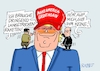 Cartoon: Putin Trump (small) by RABE tagged trump,kanada,gipfel,gipfeltreffen,staatschefs,rabe,ralf,böhme,cartoon,karikatur,pressezeichnung,farbcartoon,tagescartoon,gespenst,geist,angst,donald,usa,nato,natoaustritt,schild,putin,selenskyj,treffen,langstreckenraketen,marschflugkörper,tomahawk,lieferung,schulter,ohr