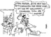 Cartoon: Rettungschirm (small) by RABE tagged merkel,euro,rettungsschirm,geld,weihnachten,advent,weihnachtseinkäufe,telefon,hilfe,eurozone,sparpaket,bescherung,geschenkpakete,weihnachtsmann