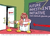 Cartoon: Riad Wirtschaftstreffen (small) by RABE tagged saudi,arabien,scheichs,wüste,wirtschaftstreffen,absage,investoren,rabe,ralf,böhme,cartoon,karikatur,pressezeichnung,farbcartoon,tagescartoon,saudies,siemens,kaeser,khashoggi,mord