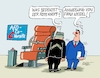 Cartoon: Schleudersitz (small) by RABE tagged merz,kanzler,koalition,union,spd,klingbeil,cartoon,karikatur,pressezeichnung,farbcartoon,tagescartoon,db,bahn,frühling,frühjahr,frühjahrsputz,ice,zug,blumenkasten,blumenkästen,esc,songcontest,afd,rechte,alice,weidel,tilo,chrupalla,chleudersitz,doppelspitze,abschußrampe,bundesparteitag,erfurt,thüringen,landeshauptstadt,protest,demos
