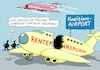 Cartoon: Startklar (small) by RABE tagged merz,kanzler,koalition,union,spd,klingbeil,cartoon,karikatur,pressezeichnung,farbcartoon,tagescartoon,db,bahn,frühling,frühjahr,frühjahrsputz,ice,zug,blumenkasten,blumenkästen,esc,songcontest,rente,rentenreform,rentner,reform,bas,flugzeug,bruch,flughafen,start