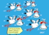 Cartoon: Storchenpost (small) by RABE tagged merz,kanzler,koalition,union,spd,klingbeil,cartoon,karikatur,pressezeichnung,farbcartoon,tagescartoon,db,bahn,frühling,frühjahr,frühjahrsputz,ice,zug,blumenkasten,blumenkästen,esc,songcontest,jens,spahn,leihmutteraffäre,affäre,leihmutter,rücktritt,baby,nachwuchs,eltern,storch,störche,linnemann,warken,dobrindt,frei,krings