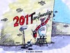 Cartoon: Tarifrunde 2011 (small) by RABE tagged gewerkaschaft,neujahr,lohn,gehaltserhöhung,euro,streik,lohnforderungen,verhandlungen,verdi,maler,leiter,pinsel,farbe,malerwalze