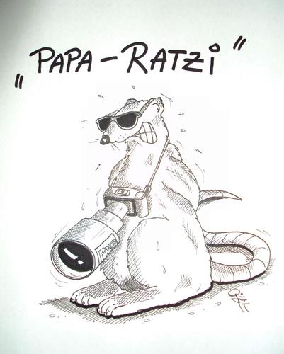 Cartoon: PapaRatzi (medium) by erix tagged foto