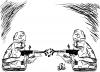 Cartoon: OIL WAR (small) by izidro tagged oil