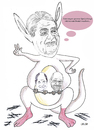 Cartoon: K-Frage (small) by menschenskindergarten tagged gabriel,scholz,schulz,kanzlerkandidat,spd,bundestagswahl