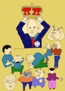Cartoon: Scholz Selbstkrönung (small) by menschenskindergarten tagged groko,spd,scholz,kanzlerkandidat,finanzminister
