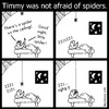 Cartoon: Spider (small) by heyokyay tagged spider,spiders,goodnight,sleeping,disgusting,afraid,scared,funny,heyokyay