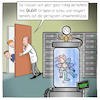 Cartoon: Das Qubit (small) by Cloud Science tagged qubit,quantencomputer,quantumcomputing,quantenphysik,forschung,computer,technik,tech,technologie,zukunft,innovation,forscher,wissenschaft,atom,digital,digitalisierung