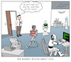 Cartoon: Der Wandel beschleunigt sich (small) by Cloud Science tagged wandel change veränderung geschwindigkeit exponentielles wachstum ki künstliche intelligenz roboter zukunft arbeit automatisierung mensch maschine office büro arbeitswelt digitalisierung robotik rpa tech technologie innovation chatbot