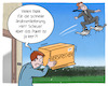 Cartoon: Drohnen Aktionsplan (small) by Cloud Science tagged drohnen flugtaxi flugtaxis scheuer politik verkehr logistik infrastruktur transport digitalisierung digital zukunft tech technik technologie logitsik paketzustellung verkehrswende