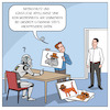 Cartoon: KI VS. Datenschutz (small) by Cloud Science tagged ki künstliche intelligenz daten training maschinelles lernen ml tech technologie anonymisierung datenschutz it generativ