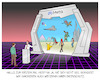 Cartoon: Meta (small) by Cloud Science tagged meta,metaverse,metaversum,facebook,datenschutz,daten,privatsphäre,überwachung,vr,virtual,reality,ar,zukunft,future,innovation,tech,technologie,dsgvo,sicherheit,zuckerberg