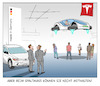 Cartoon: Spaltmaß (small) by Cloud Science tagged spaltmaß,spaltmaße,elon,musk,autoindustrie,tesla,volkswagen,vw,automobilindustrie,autobauer,automobilhersteller,elektroauto,elektromobilität,flugauto,flugautos,mobilität,zukunftsmobilität,innovation,fortschritt,technologie,technologiewandel,digitalisierung,disruption,qualität,qualitätskontrolle,ingenieurskunst,perfektionismus,deutschland,madeingermany,germanengineering,elonmusk,wirtschaft,wirtschaftskrise,wettbewerb,konkurrenz,wettbewerbsfähigkeit,industrie,automobilbau,fahrzeugbau,fahrzeugindustrie,karosserie,verarbeitung,zukunft,zukunftstechnologie,wirtschaftssatire,technologiesatire,satire,karikatur,cartoon