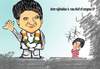 Cartoon: congress chief (small) by anupama tagged actor,rajnabbar,vs,priyanka,gandhi
