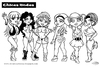 Cartoon: BEAUTY GIRLS (small) by DeVaTe tagged beauty,girls,women,chicas,bonitas,lindas,sexies