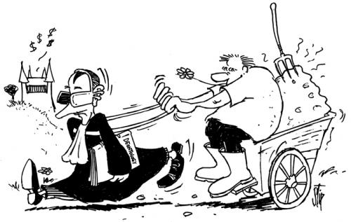 Cartoon: Deontology (medium) by stip tagged deontology,lawyer,farmer,horse