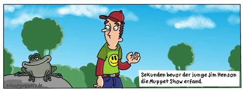 Cartoon: Schoolpepers 233 (medium) by Schoolpeppers tagged muppet,jim,henson