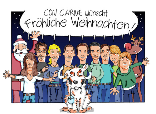 Cartoon: A CON CARNE Christmas Carol (medium) by Schoolpeppers tagged apps,facebook,weihnachten