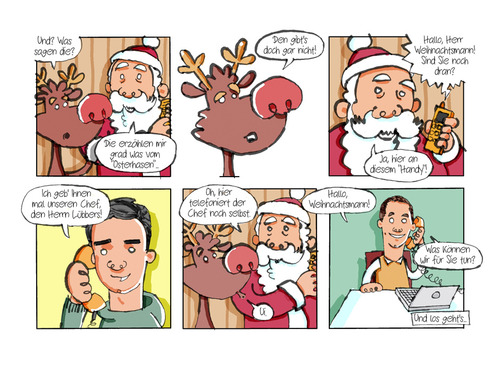 Cartoon: A CON CARNE Christmas Carol (medium) by Schoolpeppers tagged apps,facebook,weihnachten