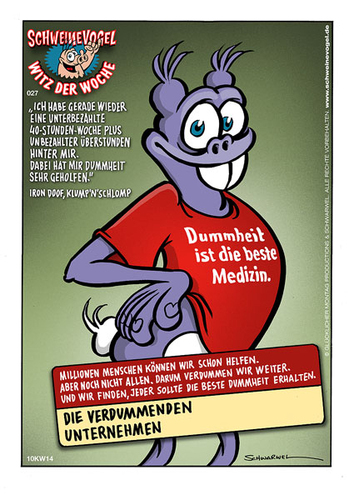 Cartoon: Schweinevogel Witz der Woche 027 (medium) by Schweinevogel tagged schweinevogel,funny,witz,cartoon,schwarwel