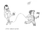 Cartoon: eilige mandatsträger (small) by sasch tagged krieg,guttenberg,mandat,taliban,islam,terror