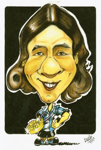 Cartoon: la pulga (medium) by DANIEL EDUARDO VARELA tagged maradona