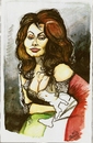 Cartoon: sofia loren (small) by DANIEL EDUARDO VARELA tagged donna