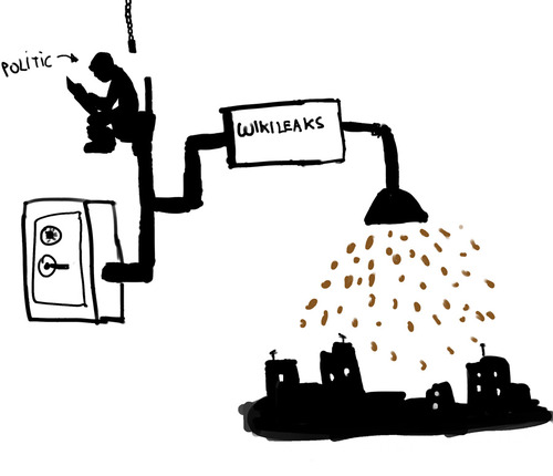Cartoon: Wikileaks (medium) by duplex2 tagged wikileaks