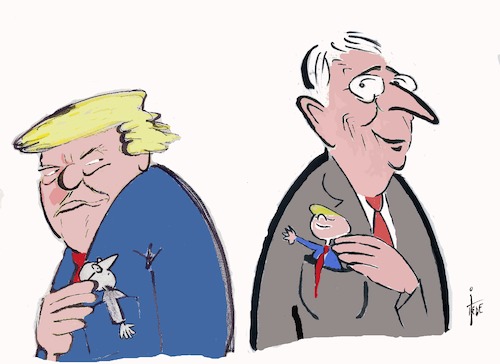 Cartoon: Juncker (medium) by tiede tagged juncker,eu,trump,usa,deal,juncker,eu,trump,usa,deal
