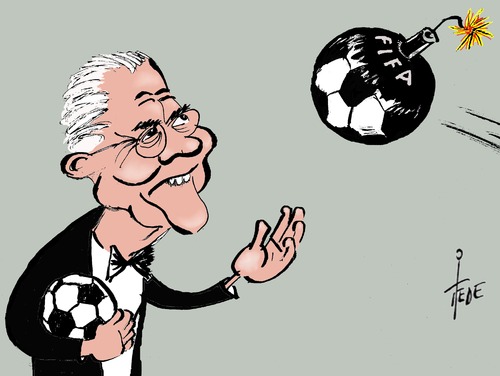Cartoon: Beckenbauers Sommermärchen (medium) by tiede tagged niersbach,beckenbauer,2006,weltmeisterschaft,fifa,fifa,weltmeisterschaft,2006,beckenbauer,niersbach