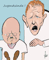 Cartoon: AfD- Jugendsünde (small) by tiede tagged kalbitz,höcke,afd,jugendsünde,hdj,republikaner,tiede,cartoon,karikatur