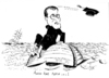Cartoon: Auch das noch...! (small) by tiede tagged guttenberg,plagiatsvorwurf,doktortitel