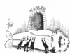 Cartoon: Gesine Lötzsch (small) by tiede tagged kommunismus,karl,marx,lötzsch,gesine,gysi,wahlen,die,linke