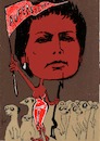 Cartoon: Sarah Wagenknecht - Auferstehen (small) by tiede tagged sarah,wagenknecht,linke,aufstehen,tiede,cartoon,karikatur