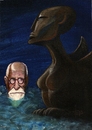 Cartoon: Sigmund Freud (small) by tiede tagged freud sigmundfreud psychoanalyse psychoanalysis tiefenpsychologie sphinx psychotherapie tiedemann tiede