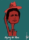 Cartoon: Wagenknecht (small) by tiede tagged sarah,wagenknecht,linke,ikone,fraktionsvorsitz,tiede,cartoon,karikatur
