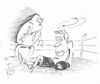 Cartoon: Westerwelle angezählt (small) by tiede tagged westerwelle,umfragen,akzeptanz,fdp,kubicki