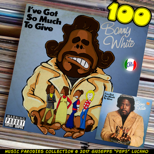 Cartoon: Barry White (medium) by Peps tagged barry,white,got,so,much,to,give