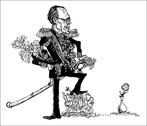 Cartoon: Dutch Prince (medium) by Stef 1931-1995 tagged dutch,prince,political,cartoon