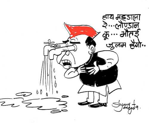 Cartoon: carricature (medium) by shyamjagota tagged tontichor
