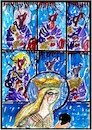 Cartoon: Fabel (small) by Zlatko Iv tagged bible,preis,waffe,zirkus,horror,karneval,kirche,fabel,humor