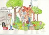 Cartoon: Hexenhaus (small) by Denno tagged so,kann,es,auch,gewesen,sein