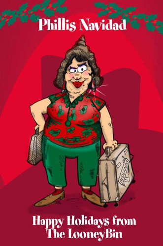 Cartoon: Happy Holidays (medium) by thelooneybin tagged holidya,cartoon,humor,christmas,reindeer,funny